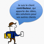 Client contributeur, solutionneur de problèmes